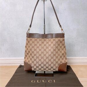 Gucci Brown Monogram Shoulder Bag